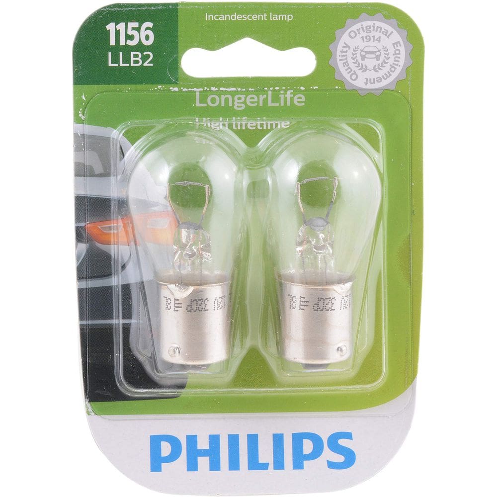 Lâmpadas para veículos Philips 1156LLB2 LongerLife, pacote com 2
