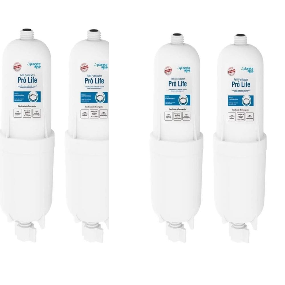 KIT 4 Refil Pró Life Compatível com Aparelhos: Soft Everest, Soft by Everest 2x1, Baby soft, Fit, Slim, Starflat, Plus