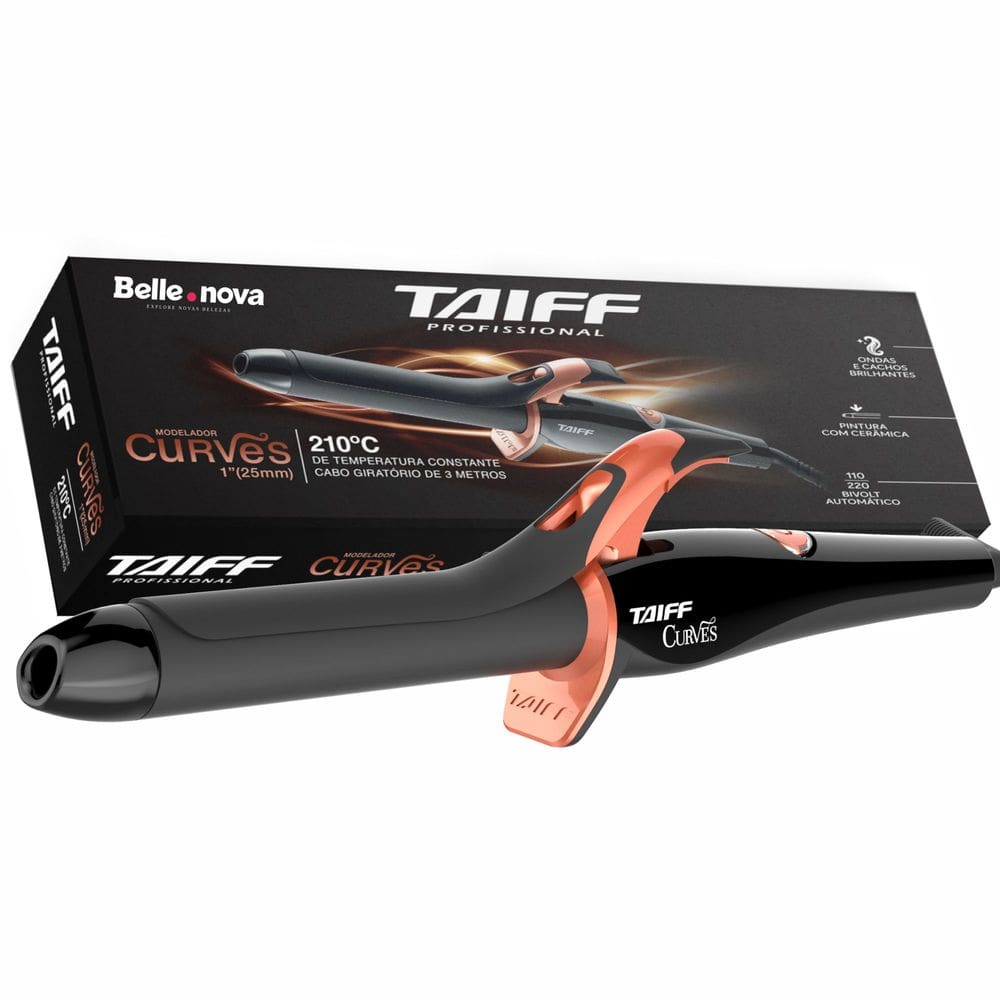 Modelador Cachos Taiff Curves 210°C  25mm