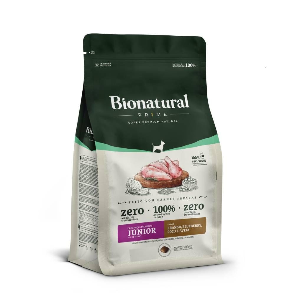 Ração Special Dog Bionatural Prime Raças Pequenas Junior Frango 1kg