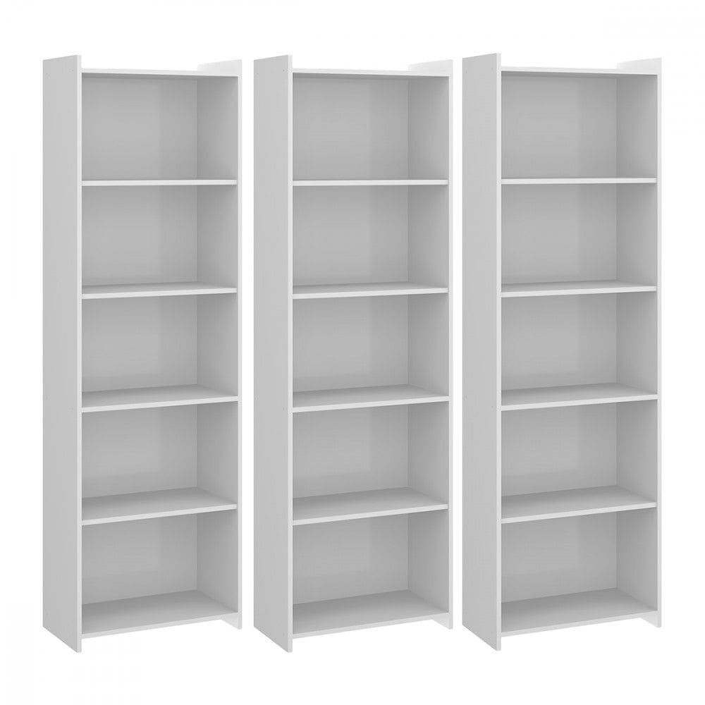 Kit 3 Estantes Multiuso com 4 Prateleiras 57x183cm 0700 Menu Moveis