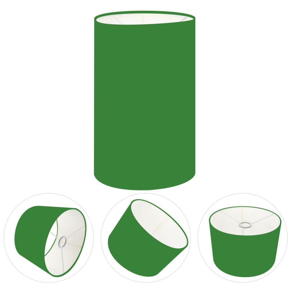 Cúpula Abajur Cilíndrica Cp-7002 Ø13x30cm Verde Folha