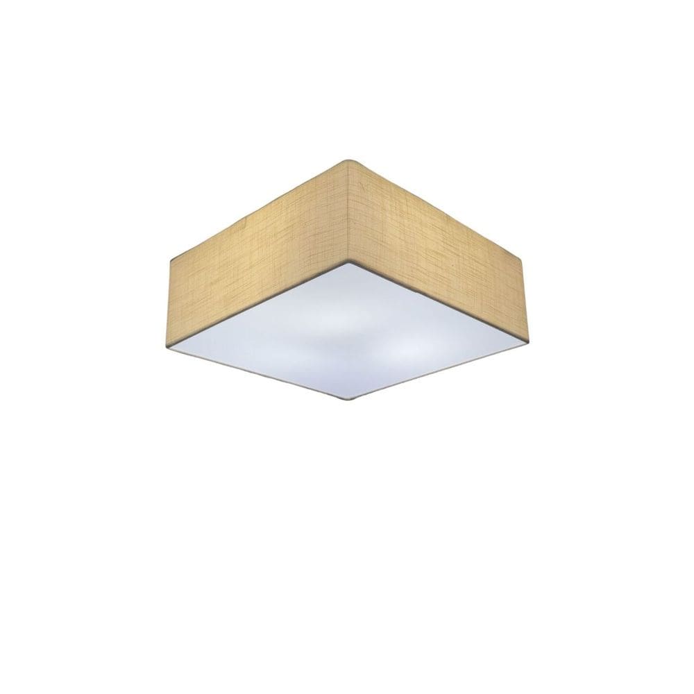 Plafon Para Sala Quadrado SL-3000 Cúpula Cor Palha