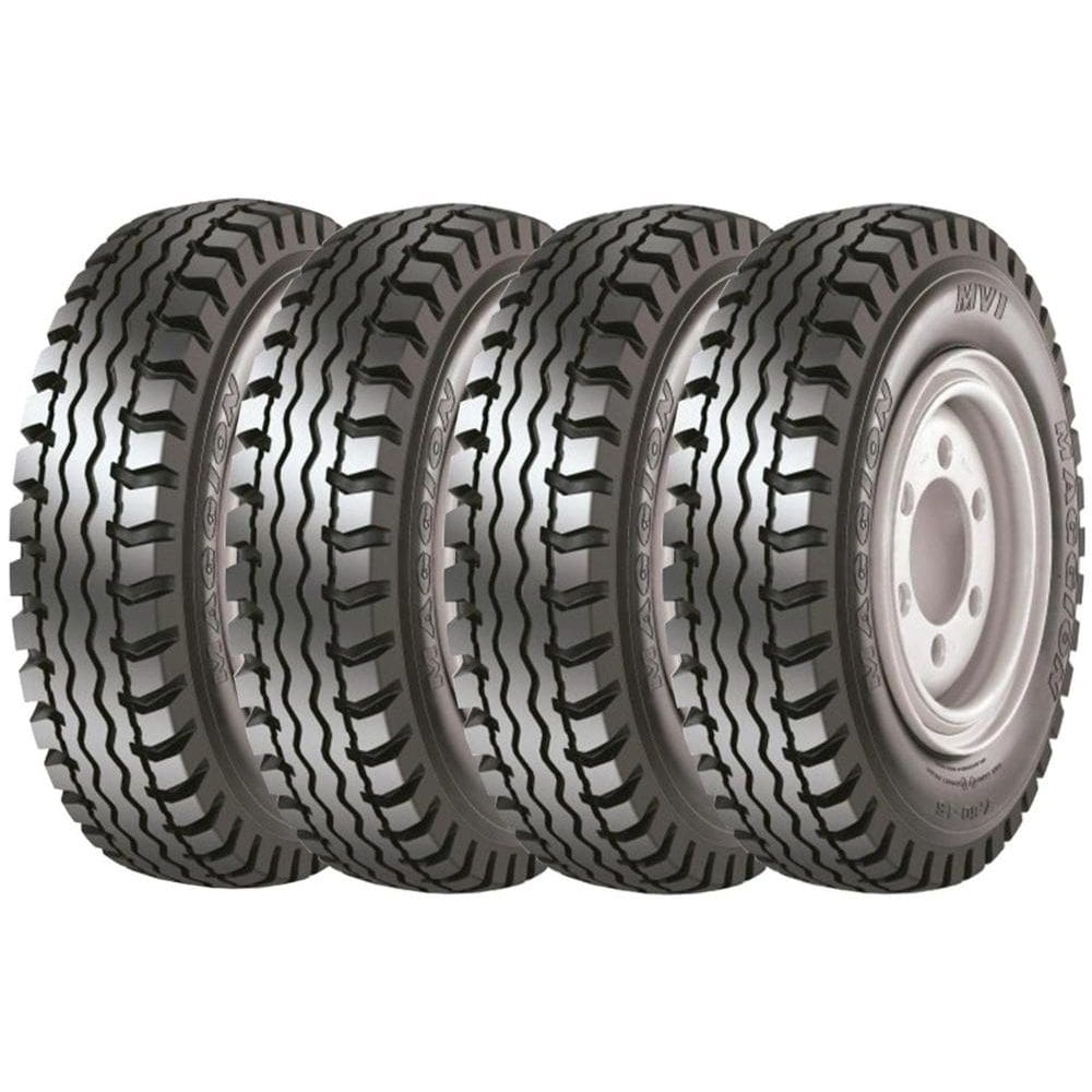 Combo 4 Pneus Empilhadeira 700-12 Mvi 12l Maggion