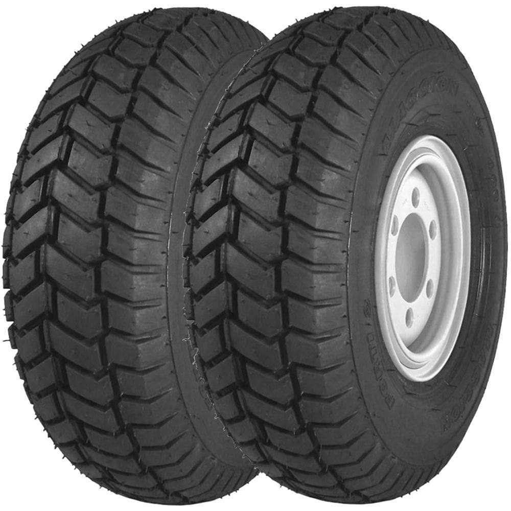 Combo 2 Pneus Para Empilhadeiras Carrinhos De Baixa Velocidade 400-8 4 Lonas Forti 2b Maggion
