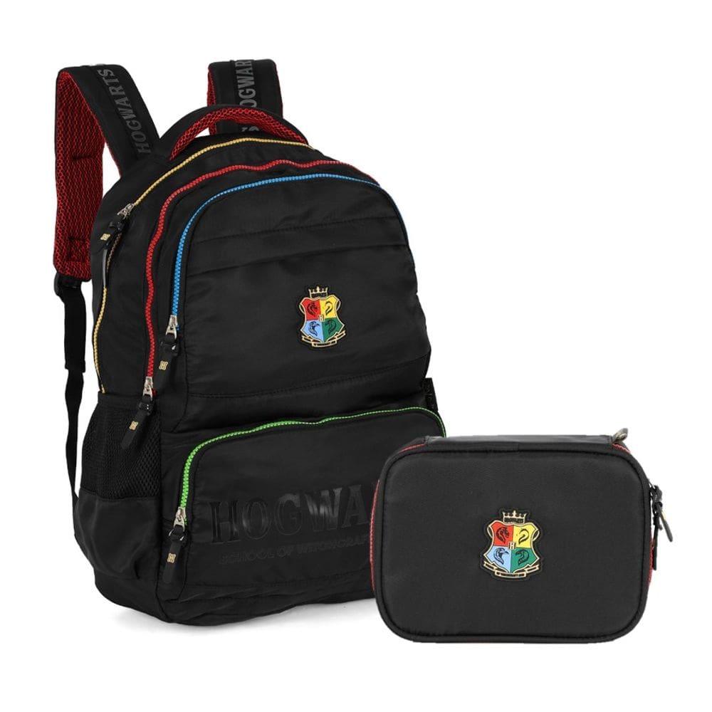 Kit Mochila + Estojo Hogwarts Luxcel – Oficial Harry Potter