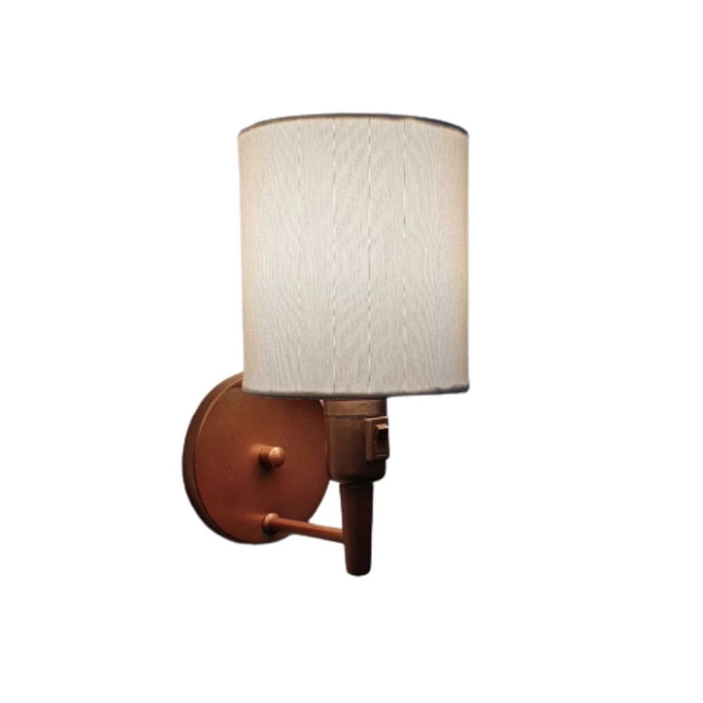 Arandela Cilíndrica Md-2030 Cobre Com Liga e Desliga Cupula Branca - Bivolt