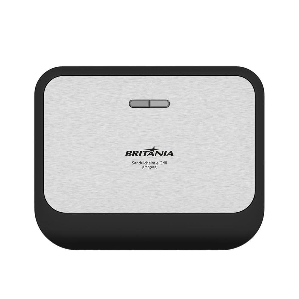 Sanduicheira e Grill Britânia Inox 2 em 1 750W BGR25B