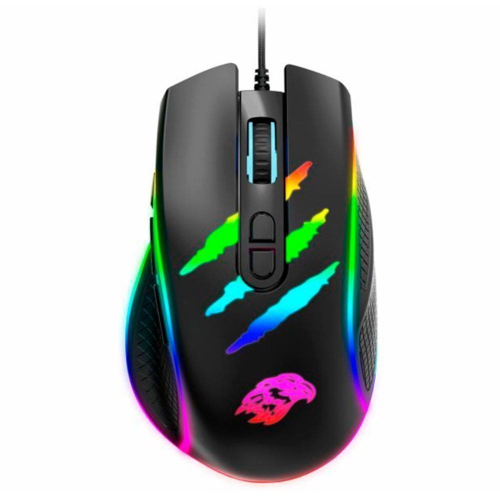 Mouse USB Gamer K-mex M538  ARGB  7200 DPI