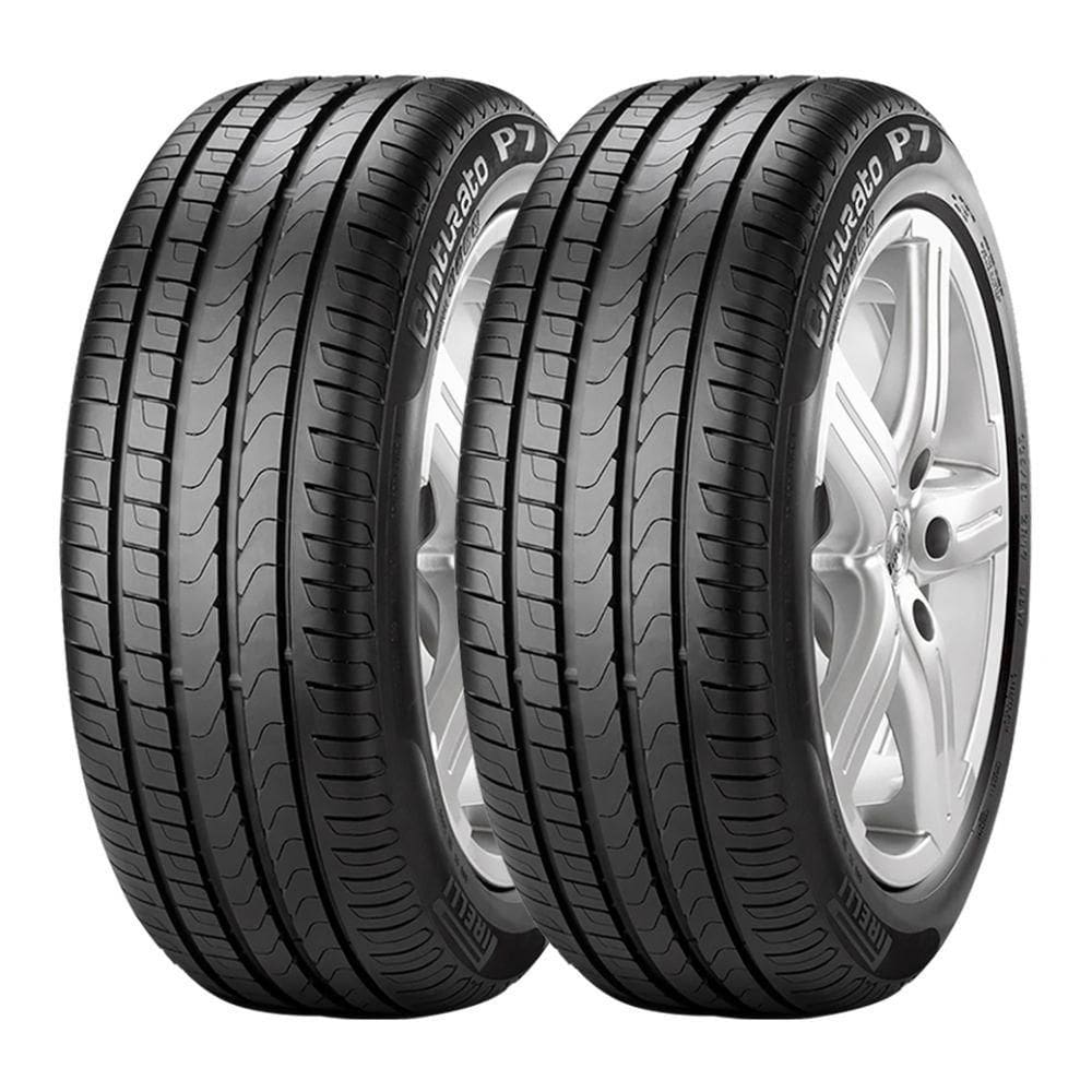 Kit 2 Pneus Pirelli Aro 17 215/50R17 Cinturato P7 91V Seal Inside