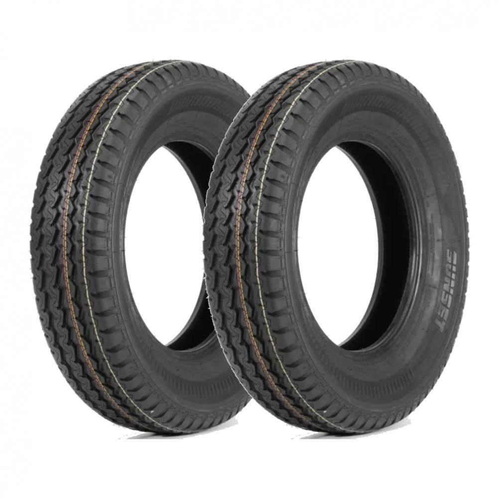 Kit 2 Pneus Sunset Aro 15C 205/70R15C Over Cargo B2 8 Lonas 106/104R