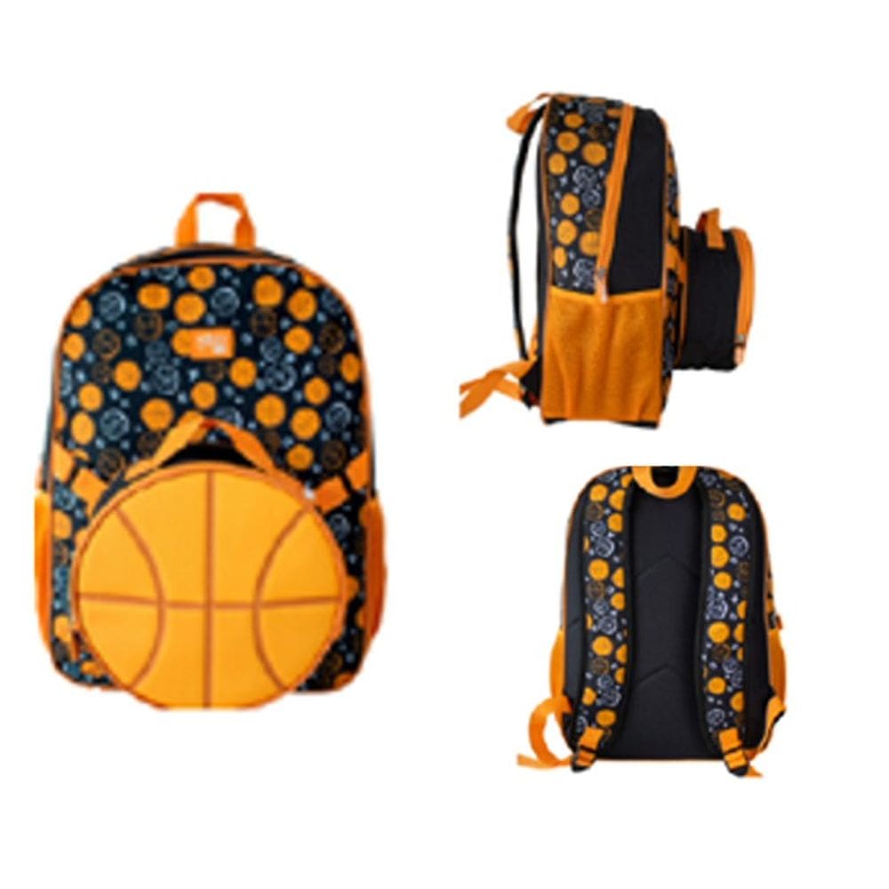 Mochila com Lancheira Infantil Esportes Poliéster - YINS