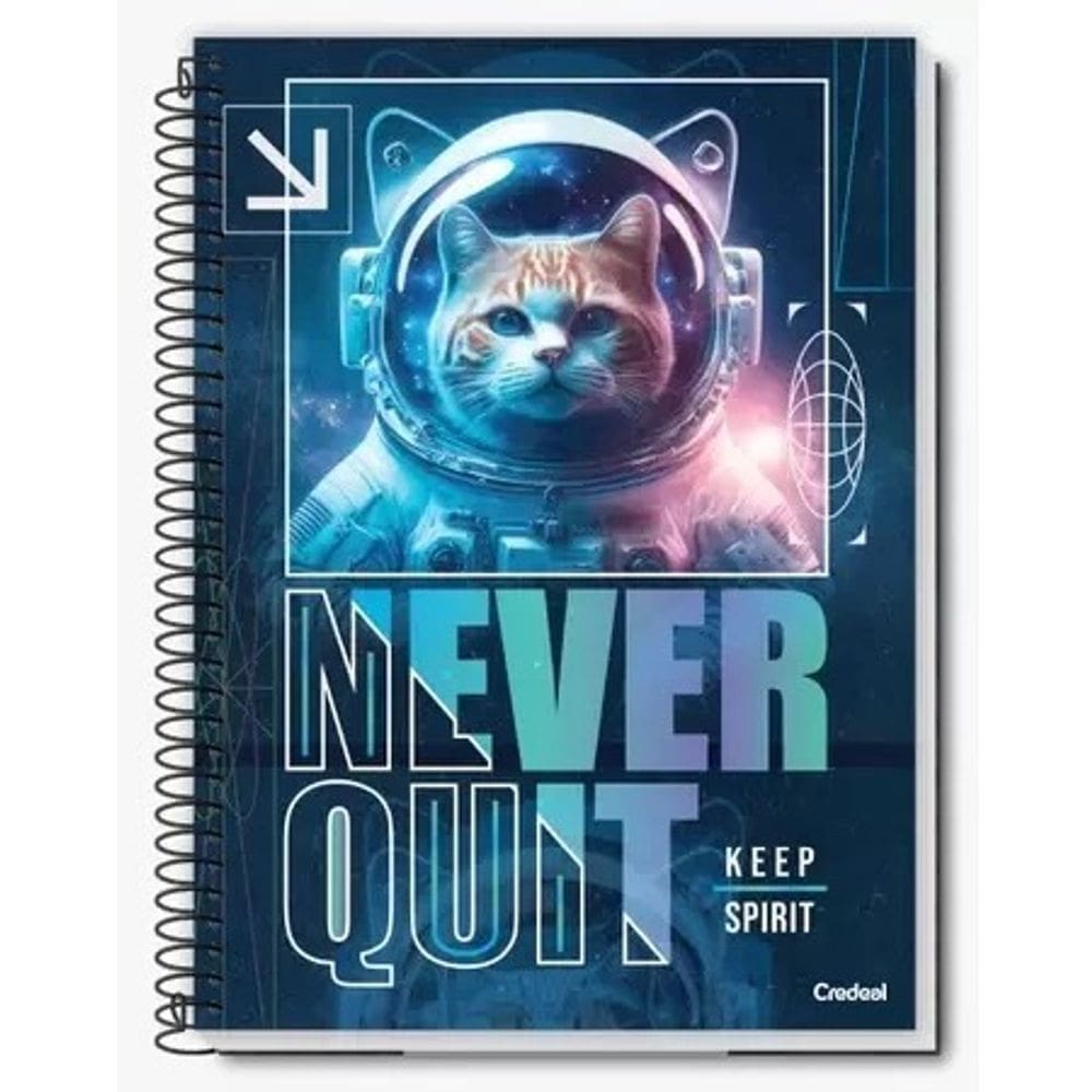 Kit C/3 Cadernos Universitário 10 Matérias 200 Folhas My Collection Masculino Credeal