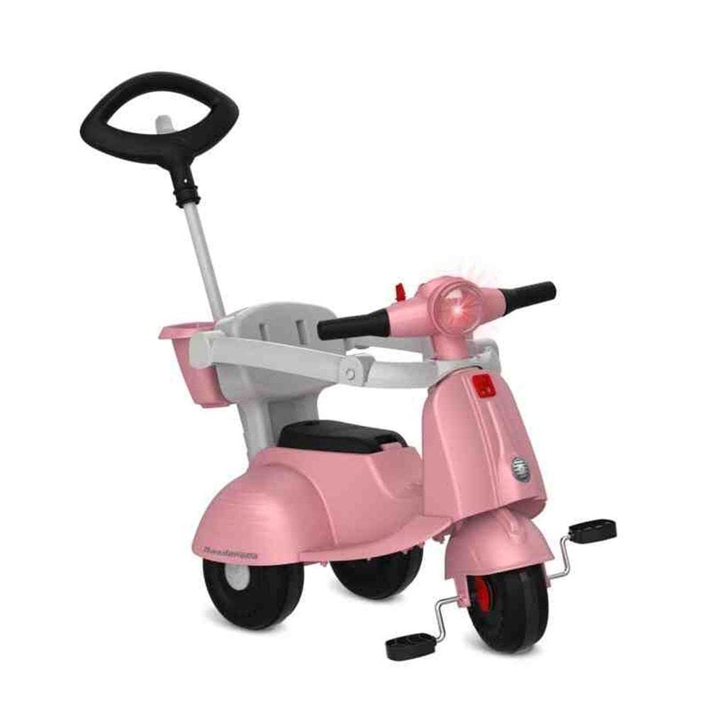 Triciclo Banderetta Passeio e Pedal Rosa Bandeirante