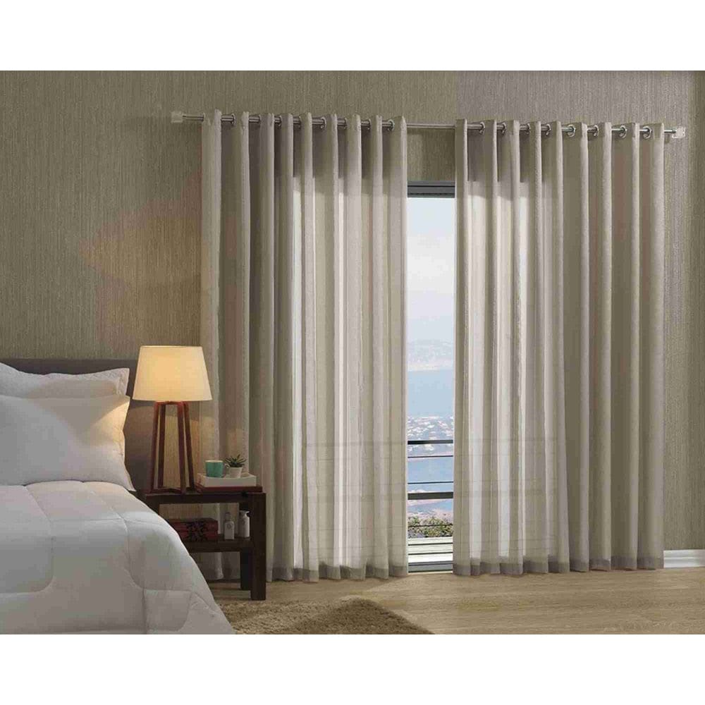 Cortina Duo 4,20 x 2,50 m Sorrento Nude Bella Janela