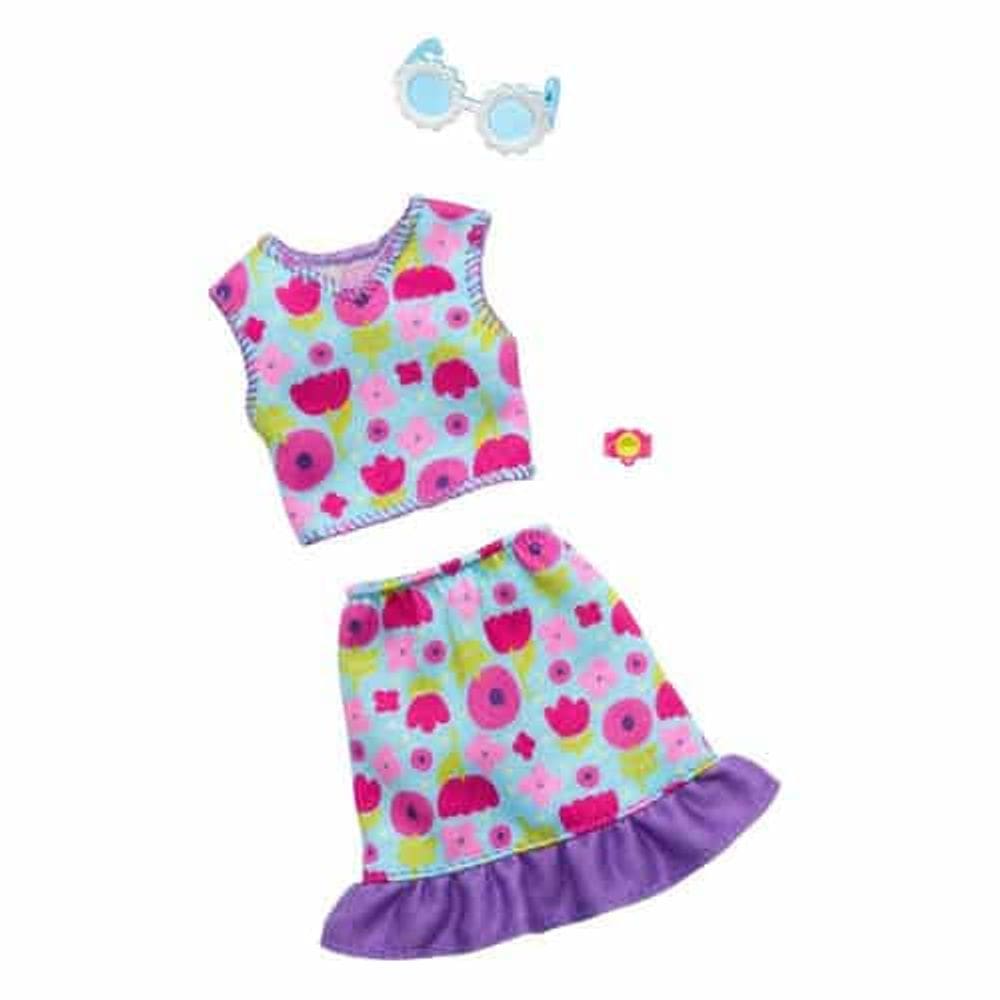 Barbie Fashion complete looks roupas - Vestido Florido MATTEL