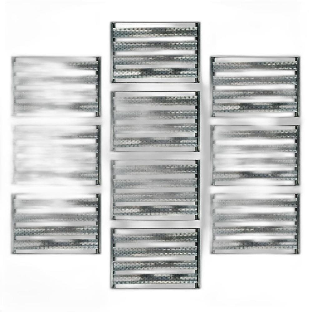 10 Esteiras Flandres Pão Francês 4 Talas/Tiras 7Cm 50G 60X40