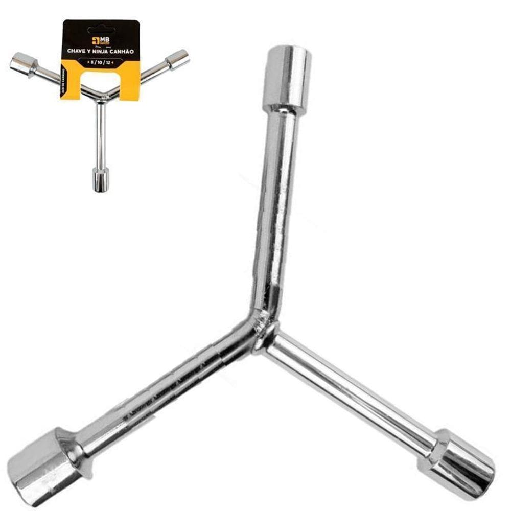 Chave Y Estrela Tipo Ninja Canhao 8 / 10 / 12Mm Mb Tools