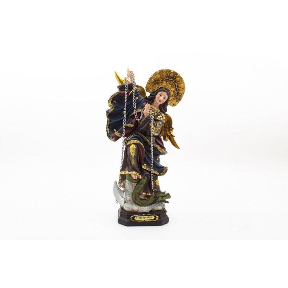 Imagem Nossa Senhora Do Apocalipse Importada Resina 32 Cm