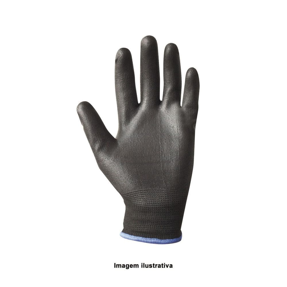 Luva Tricotada Poliéster Banho Poliuretano Nº 10 Tatplus