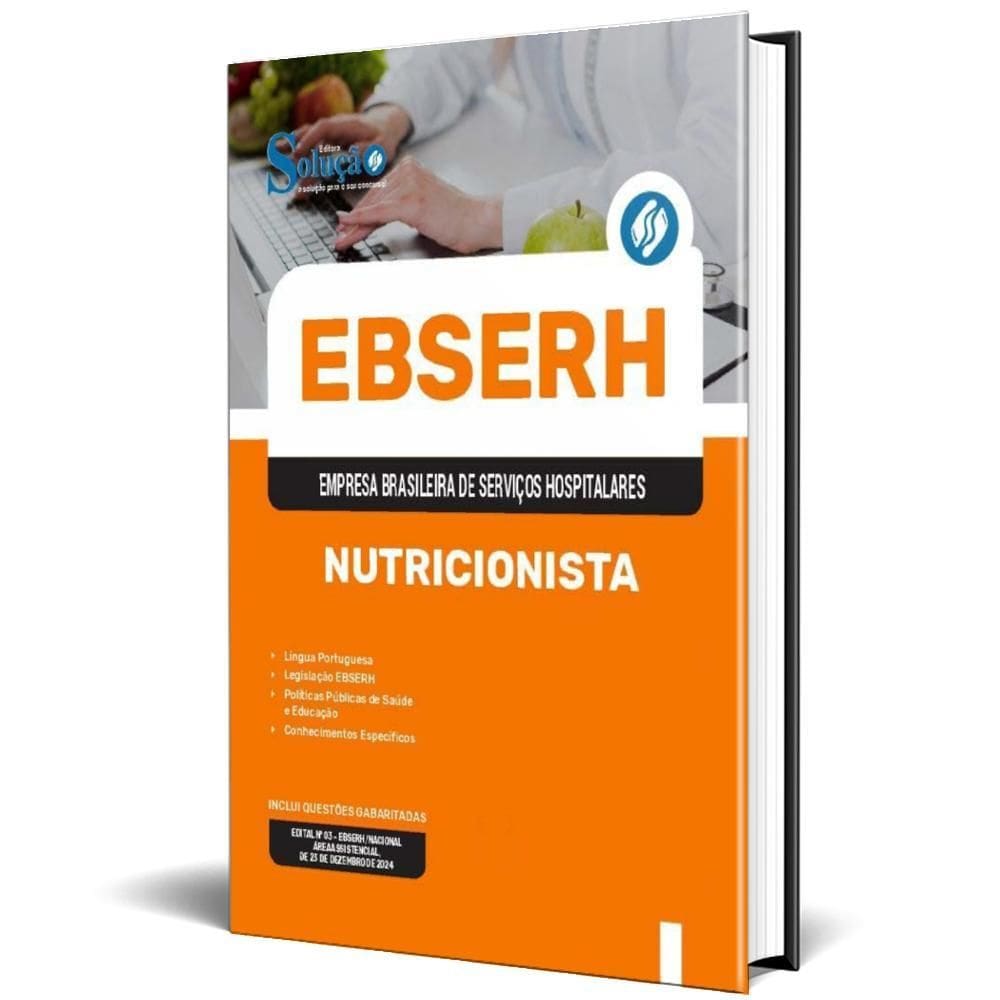 Apostila Concurso Ebserh 2025 - Nutricionista