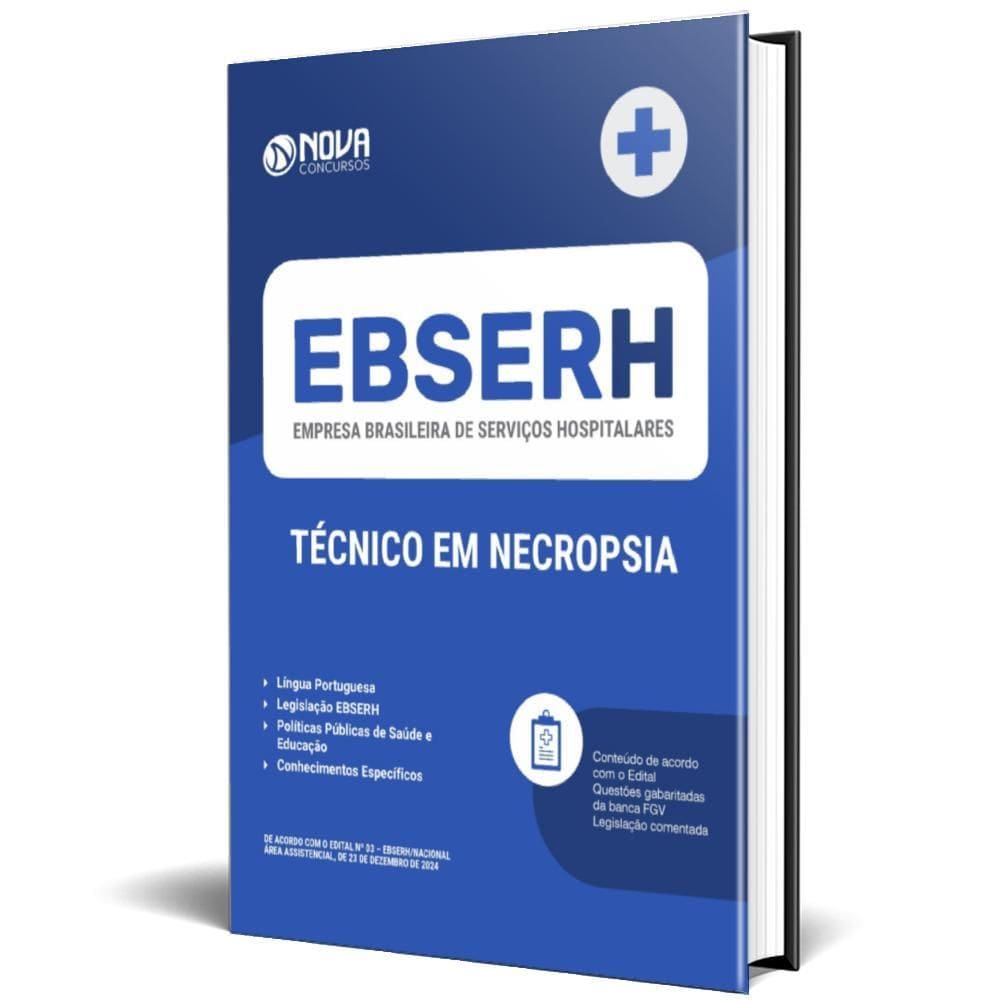 Apostila Ebserh 2025 - Técnico Em Necropsia