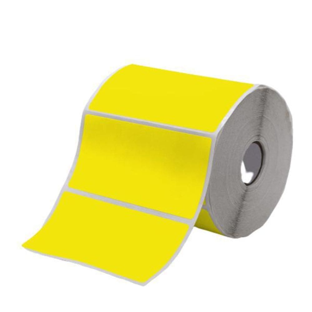 Etiqueta Bopp Fosco Amarela 100X50 Com 792 Eti