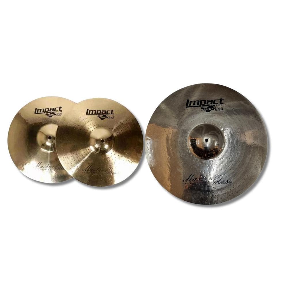 Kit Pratos Master Class 14 Chimbal Hh + 20 Ride Condução