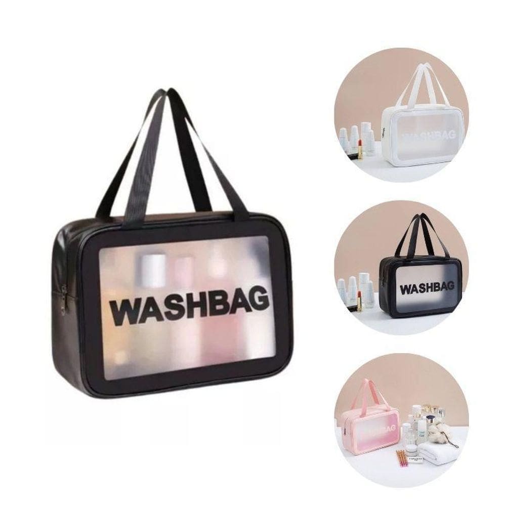 Kit 03 Necessaire Organizador 30Cmx20Cm Maquiagem Academia