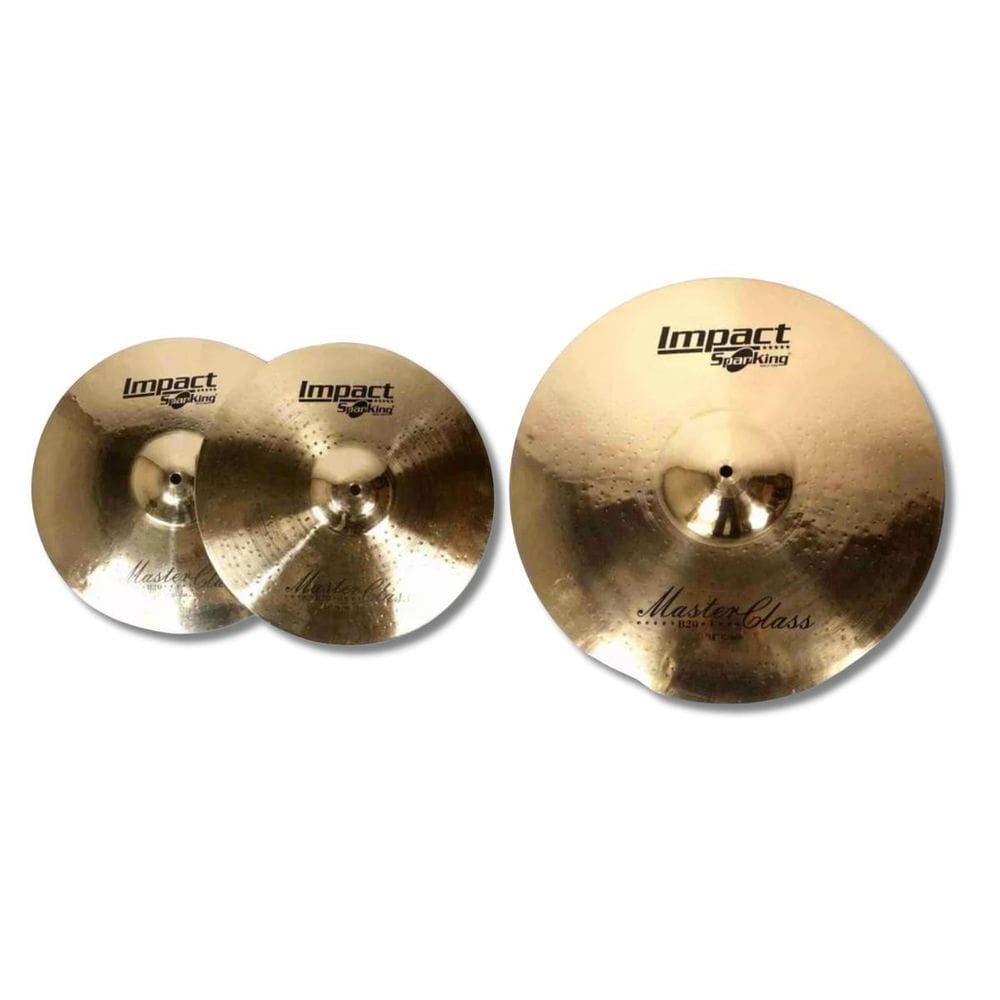 Kit Pratos Master Class 14 Chimbal Hh + 18 Crash Ataque