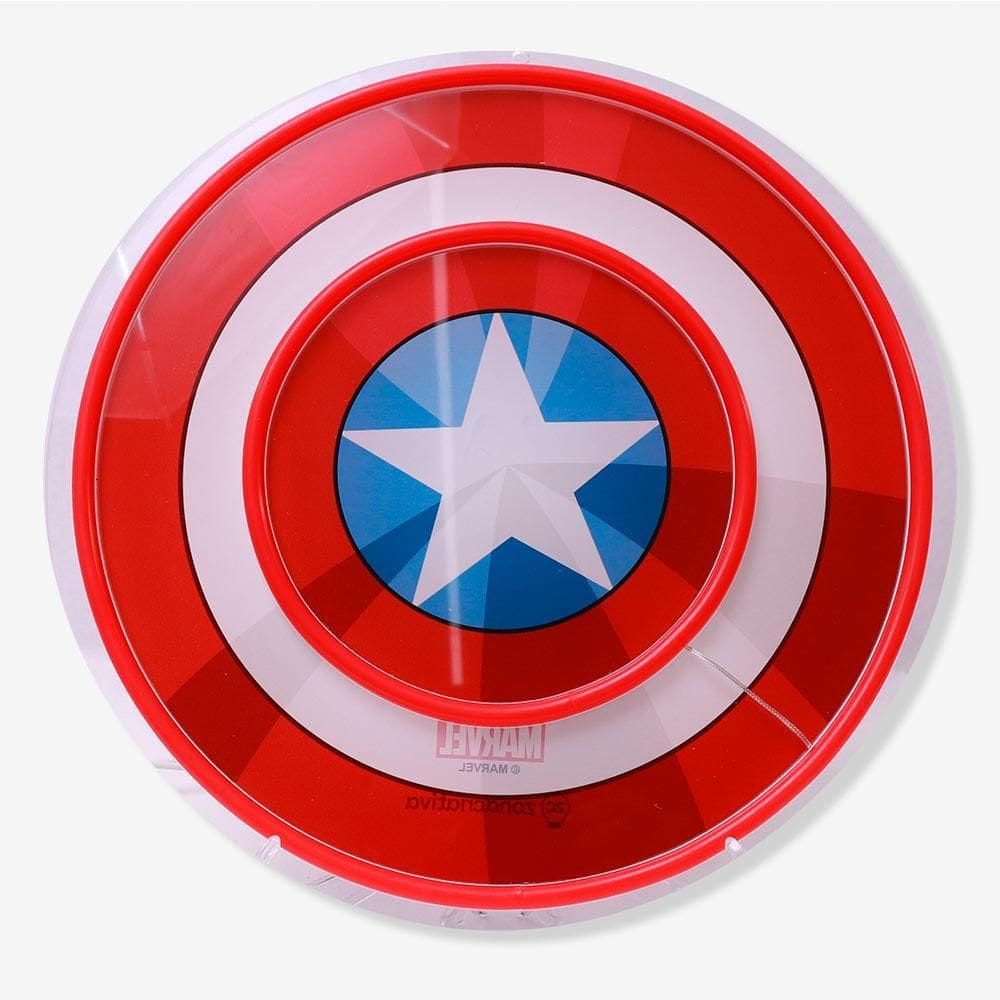 Luminária Formato 3D Neon Capitão América - Marvel