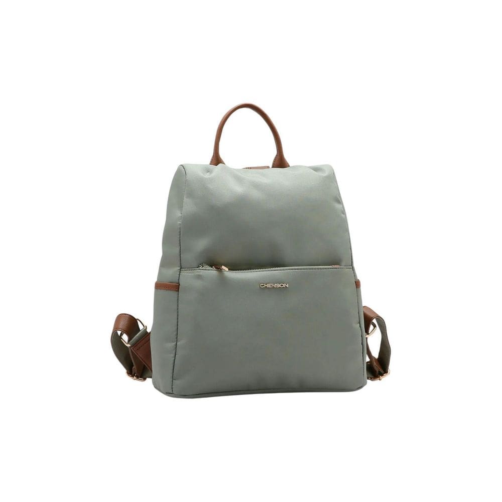 Mochila Feminina Chenson Microfiber Luxo 8184592 Verde Musgo