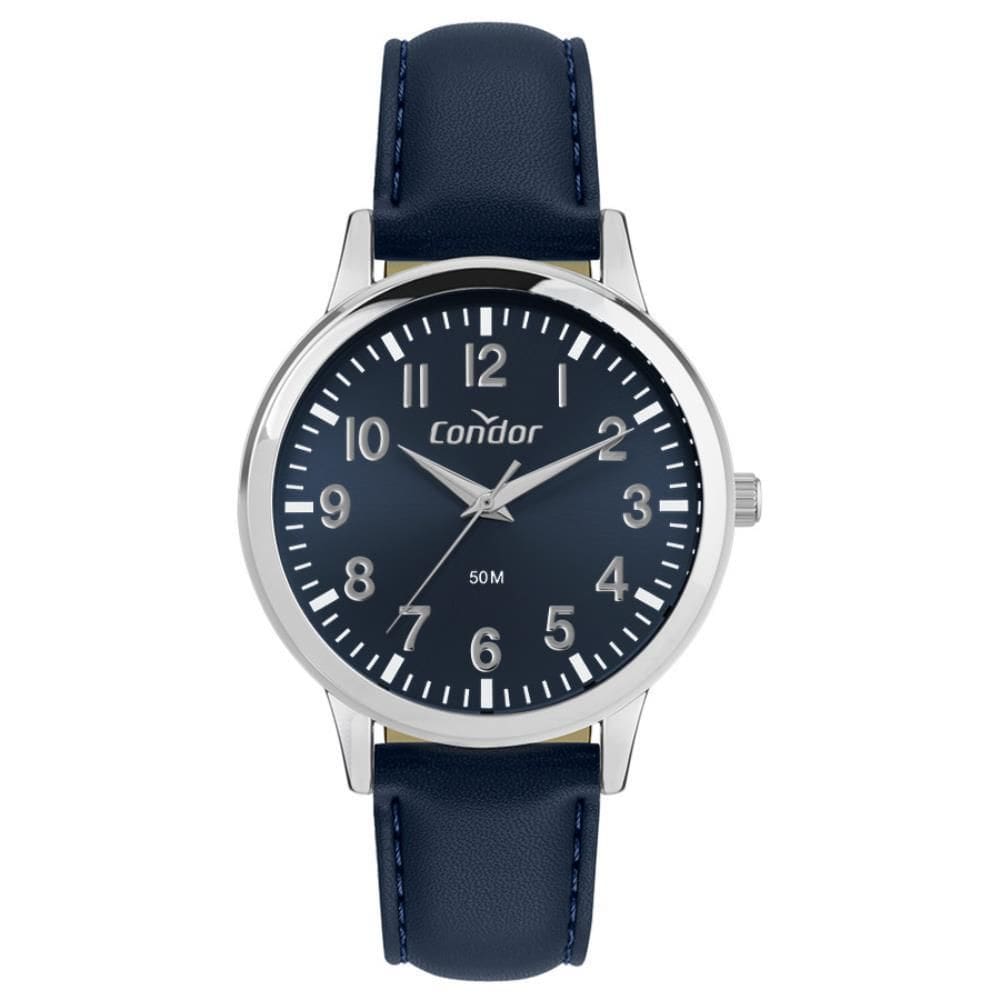 Relógio Condor Masculino Ref: Co2035Nro/3A Casual Prateado