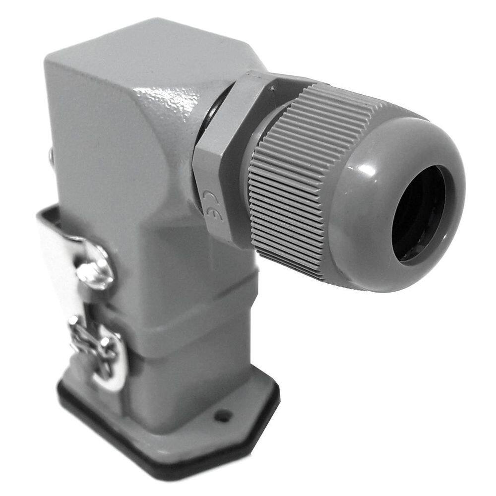 Tomada Conector 8 Pinos 10A 500V PG M20 em Pé