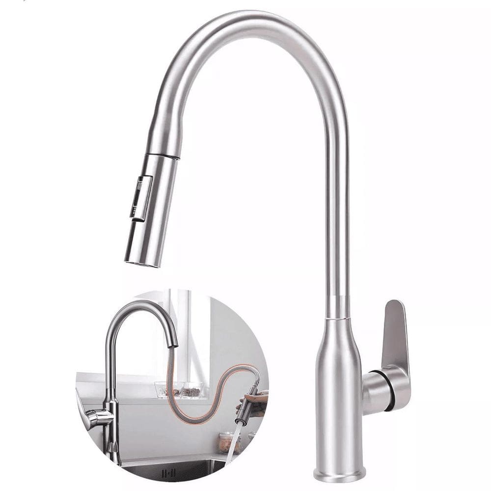 Torneira Gourmet Extensível Monocomando Ducha 2 Jatos