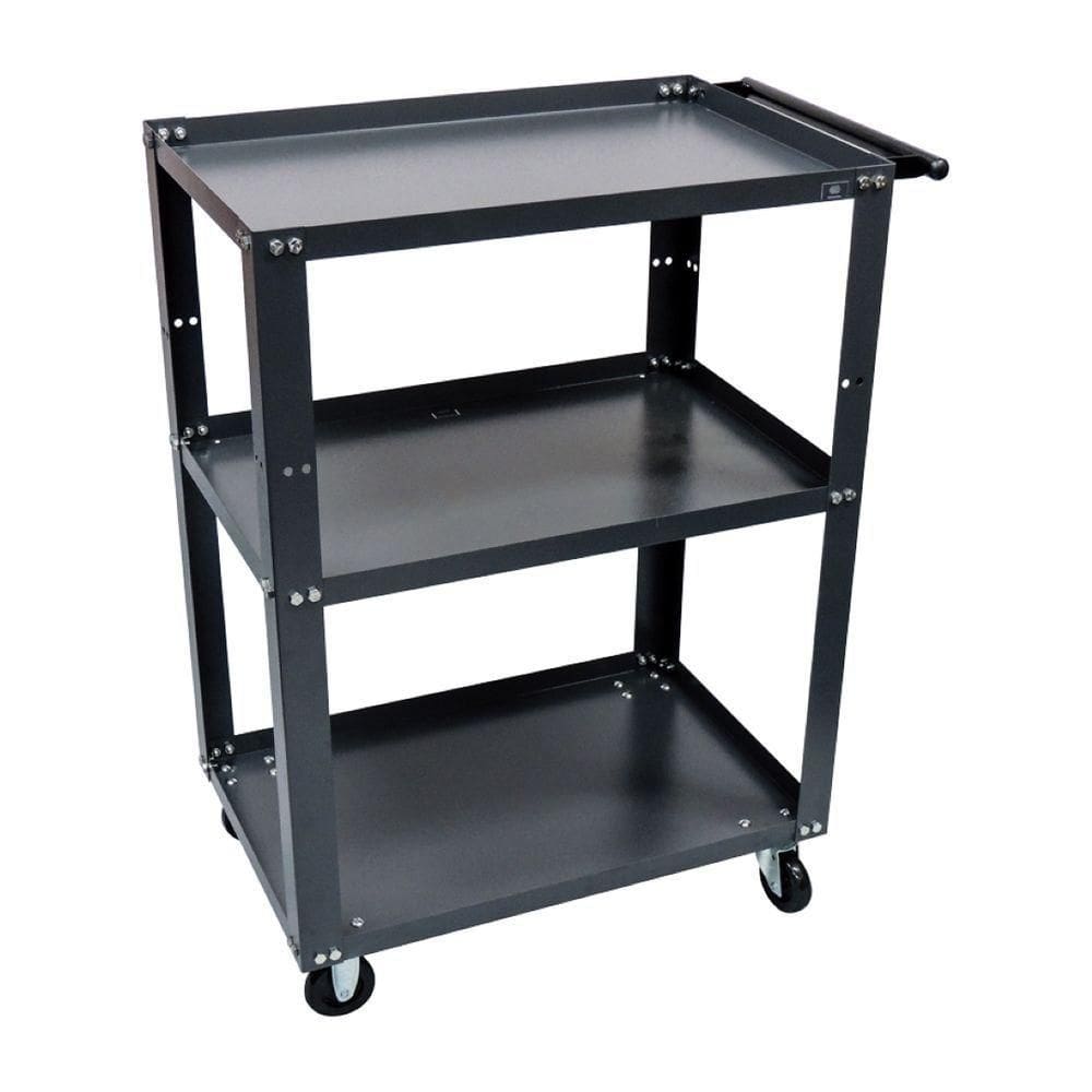 Carrinho Para Ferramentas Simples Cinza Presto