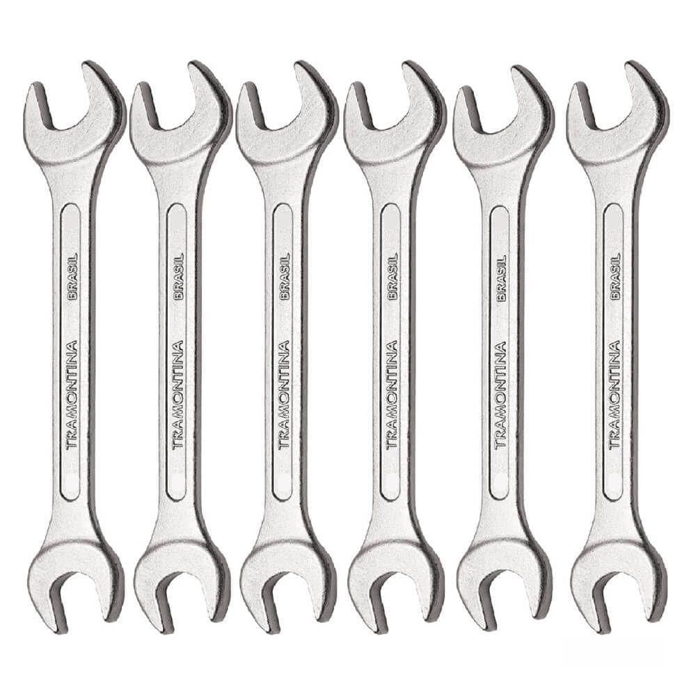 Kit Fixa-combinada Em Aço Especial Com 6 Peças - 43408152 - Tramontina Kit Fixa-combinada 6pcs Tramontina