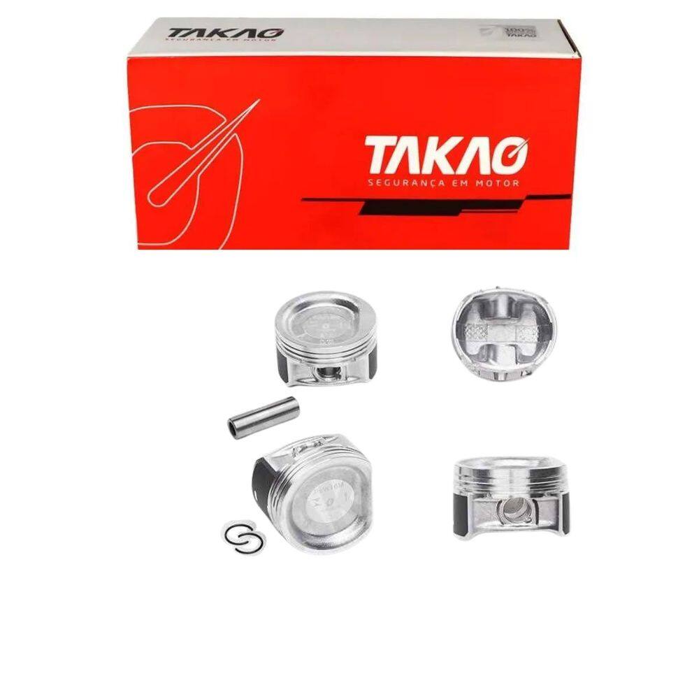 Pistão 100 (Jg) Gol Power 1.6 8V 2001 A 2005 / Fox Power 1.6 8V 2001 A 2005 - Takao Pvw16M100