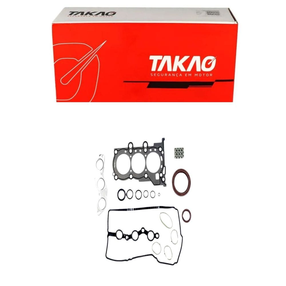 Junta Completa C/ Retentores (Jg) Hb20 1.0 12V 2012 A 2020 / Picanto 1.0 12V 2010 A 2019 - Takao Jcrk10Af