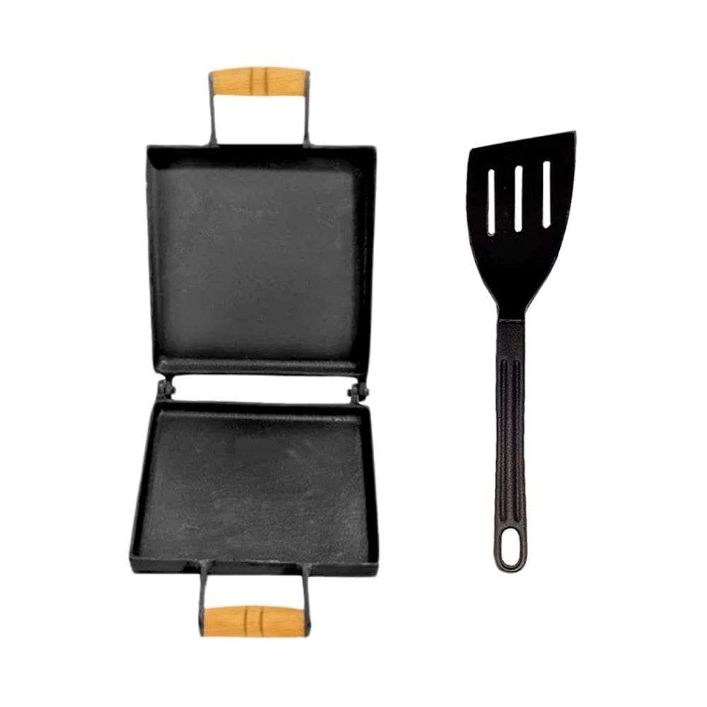 Sanduicheira Antiaderente Báscula Até 4 Pães e Espátula