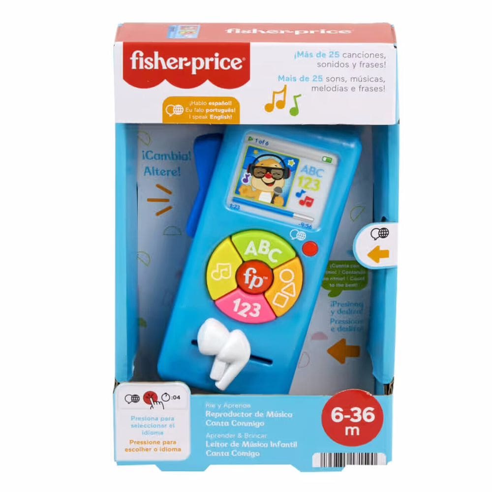 Brinquedo Leitor De Música Canta Comigo Fisher Price - Mattel HRB40