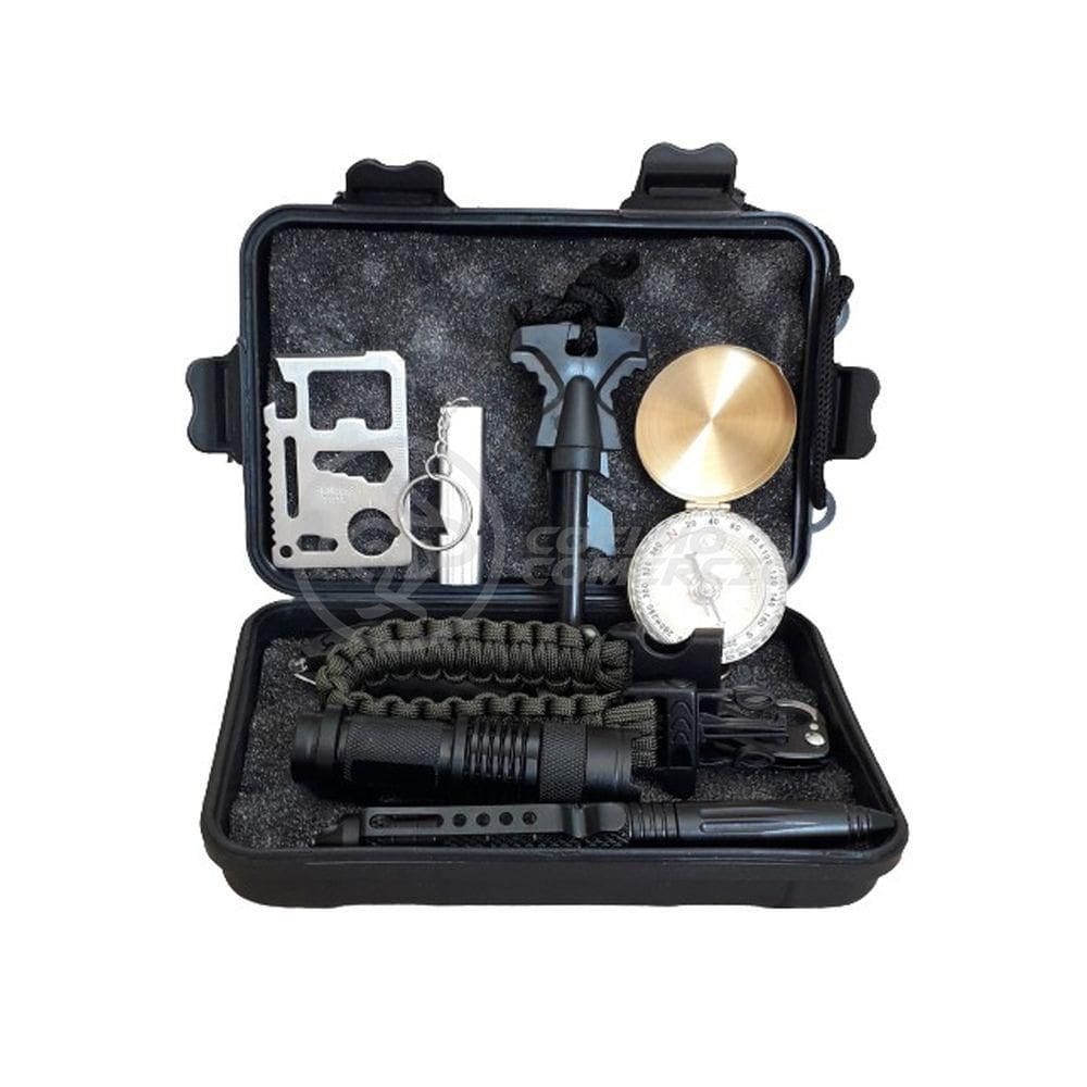 Conjunto Brillante Led Camping Kit De Sobrevivência Acampar