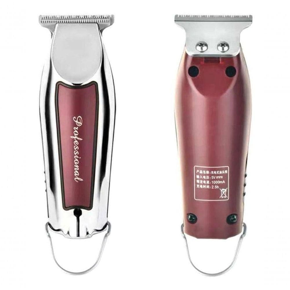 Maquina Acabamento Mini Sem Fio Kemei 9163 Profissional