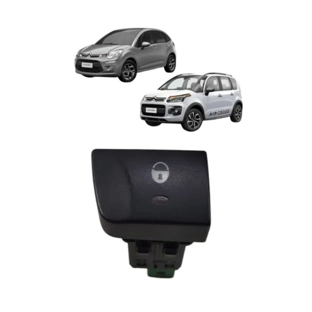 Botão Trava Eletrica Citroen C3 Aircross 96661967ZD