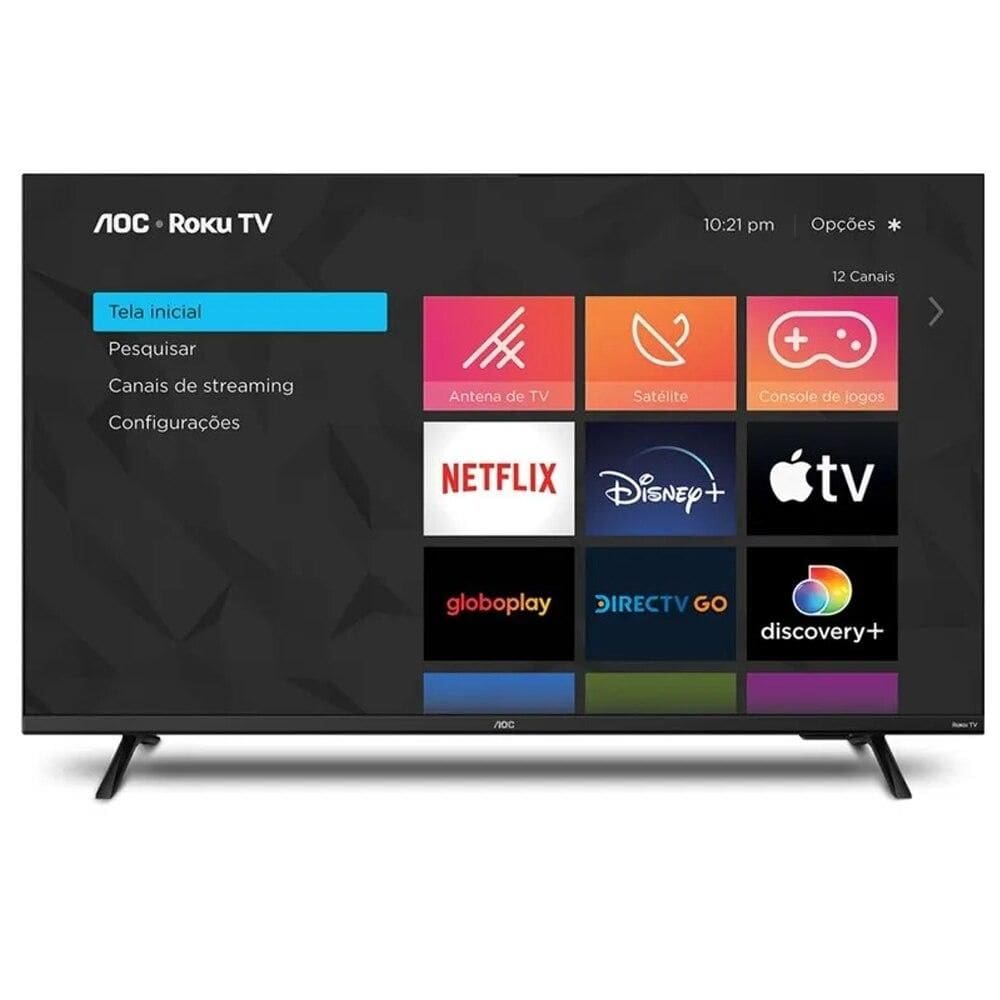 Smart TV 32 Polegadas AOC Roku TV DLED - Série 5155