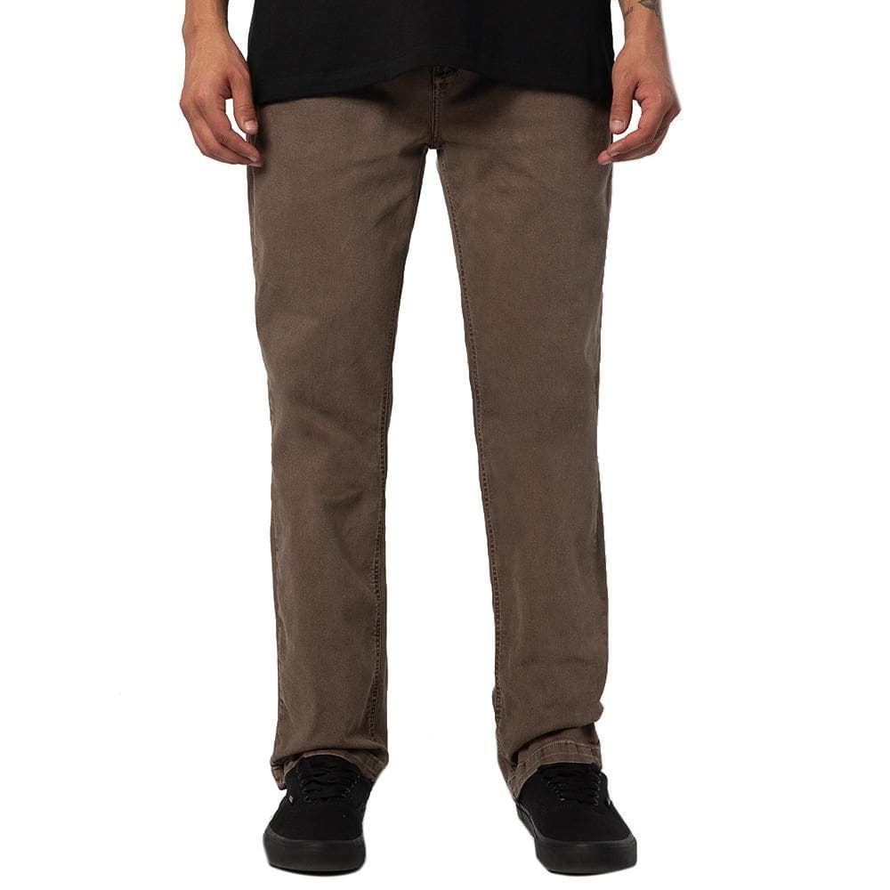 Calça MCD Sarja Slim SM26 Masculina Marrom Ruína