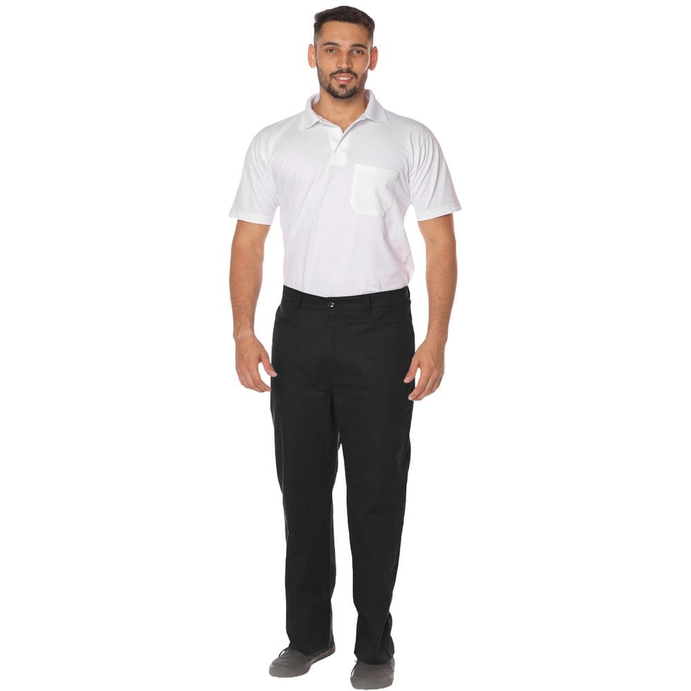 Calça Profissional Operacional Brim Cós Meio Elástico