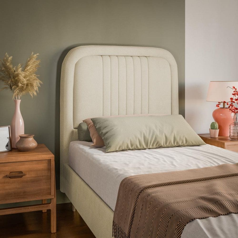 Cabeceira Estofada Solteiro 100cm Veloplus Chicago Dobue