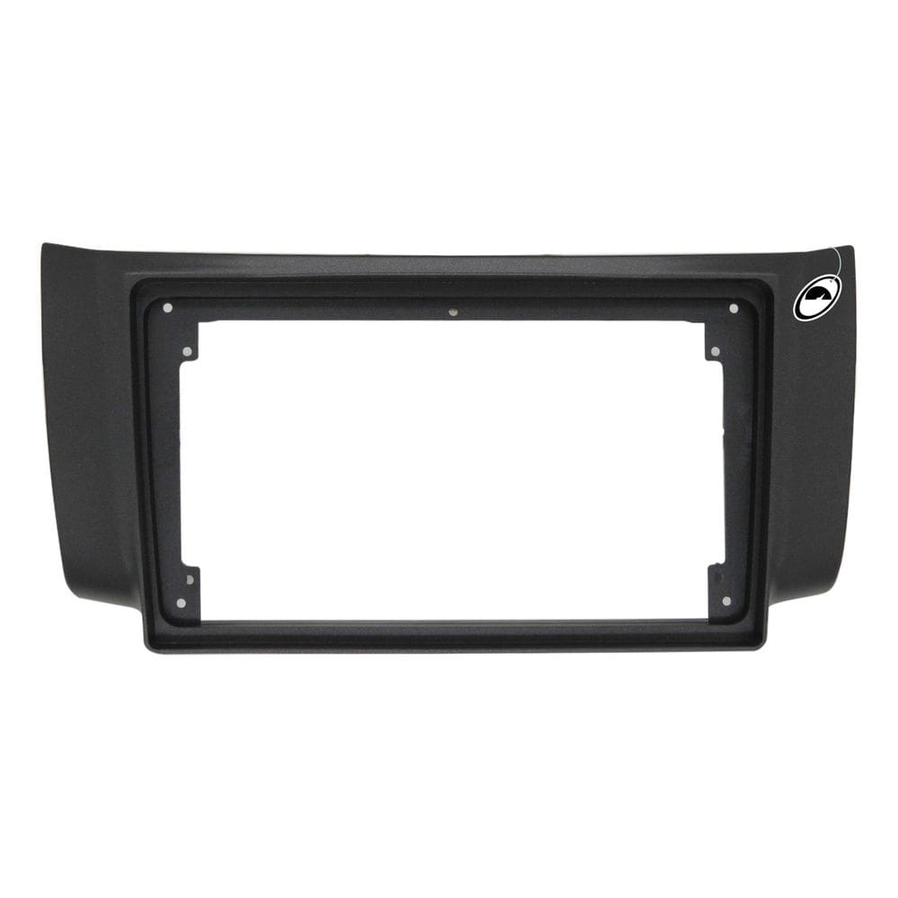 Moldura de Painel 2 Din 9 Polegadas Sentra 2014 a 2020 Cinza