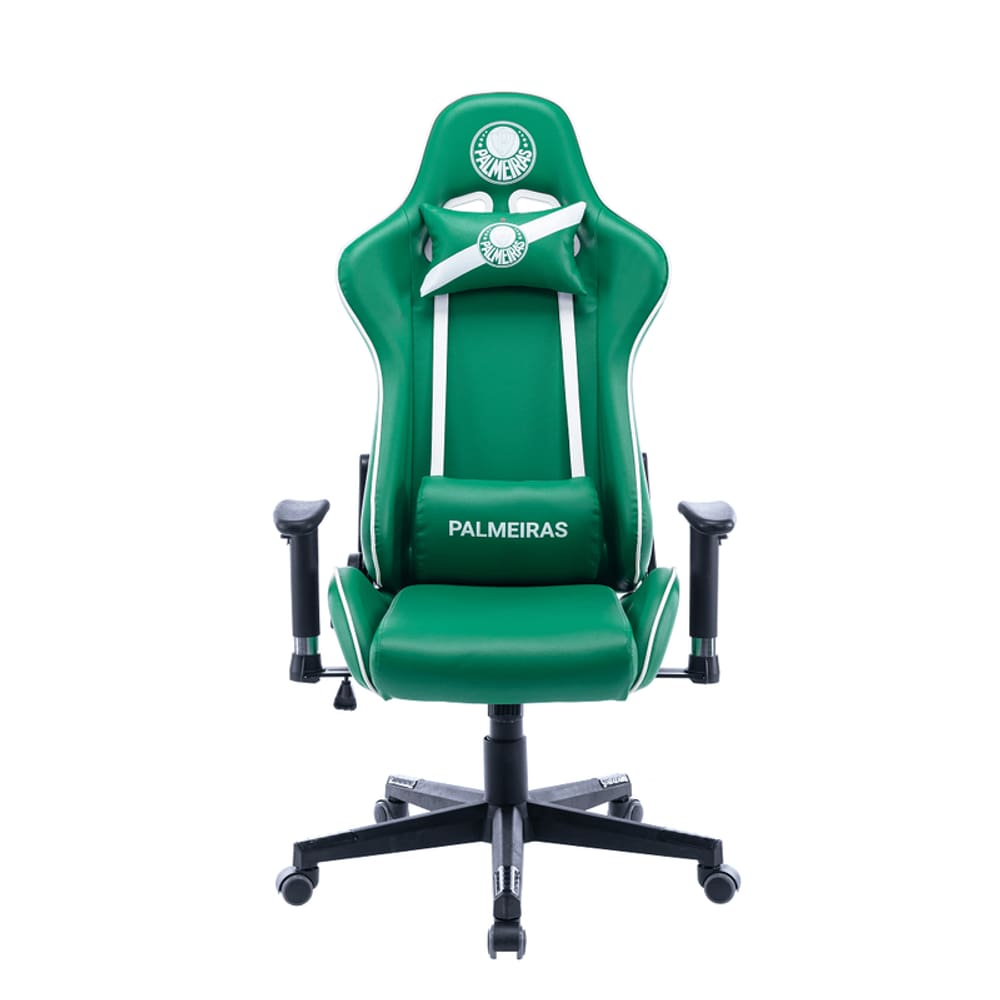 Cadeira Gamer Invicto Verde e Branca 3318 OR